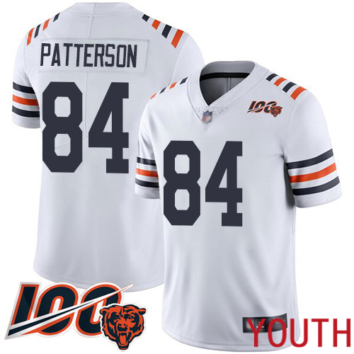 Chicago Bears Limited White Youth Cordarrelle Patterson Jersey NFL Football #84 100th Season